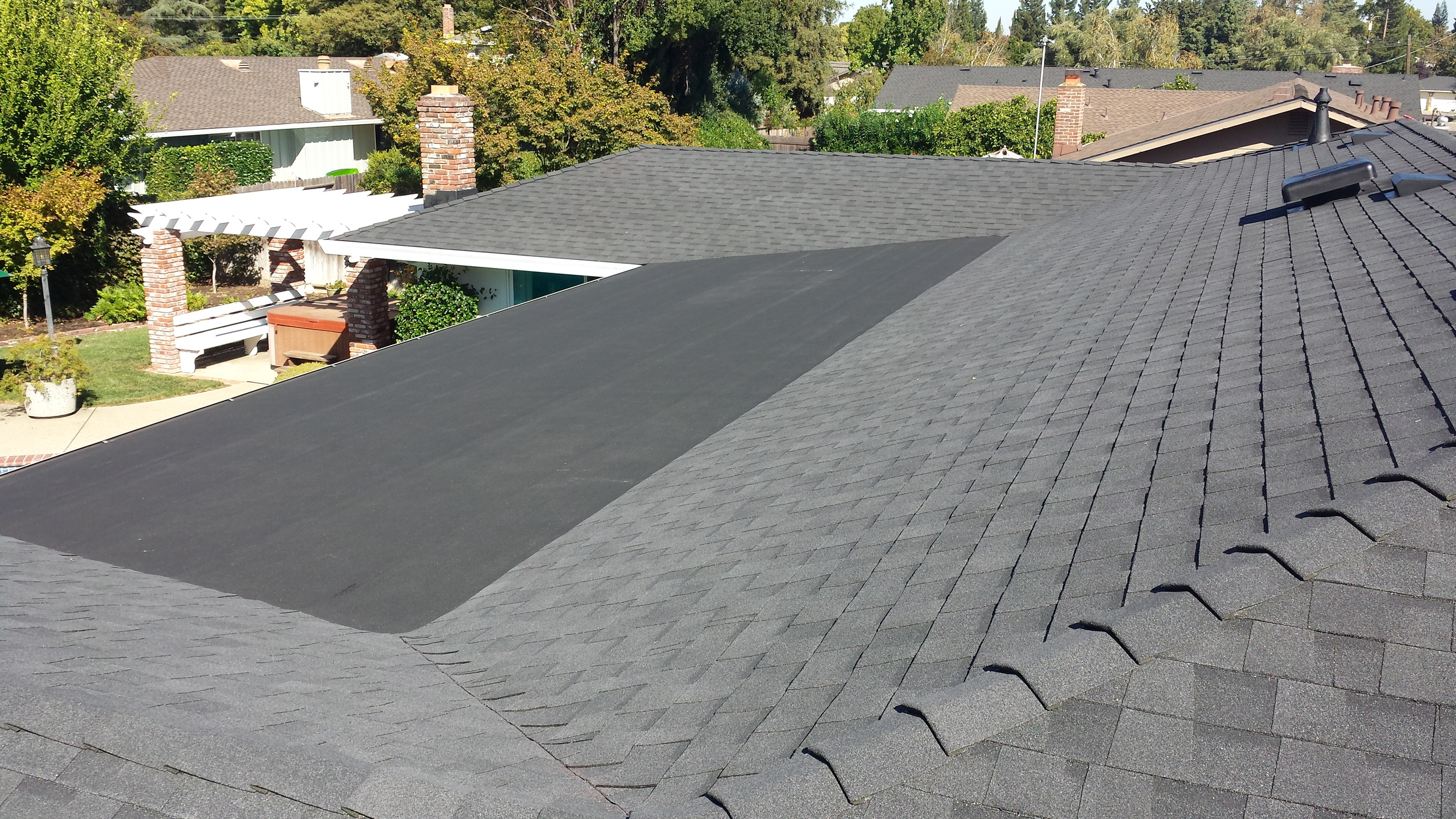 New Roof Commposition Installation