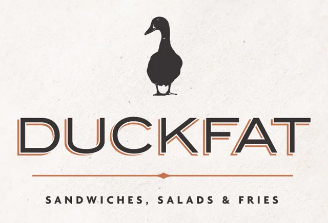 The logotype created by our in-house designer, Morgan DiPietro, is based on Blair ITC, an all-caps sans with Copperplate-esque proportions.