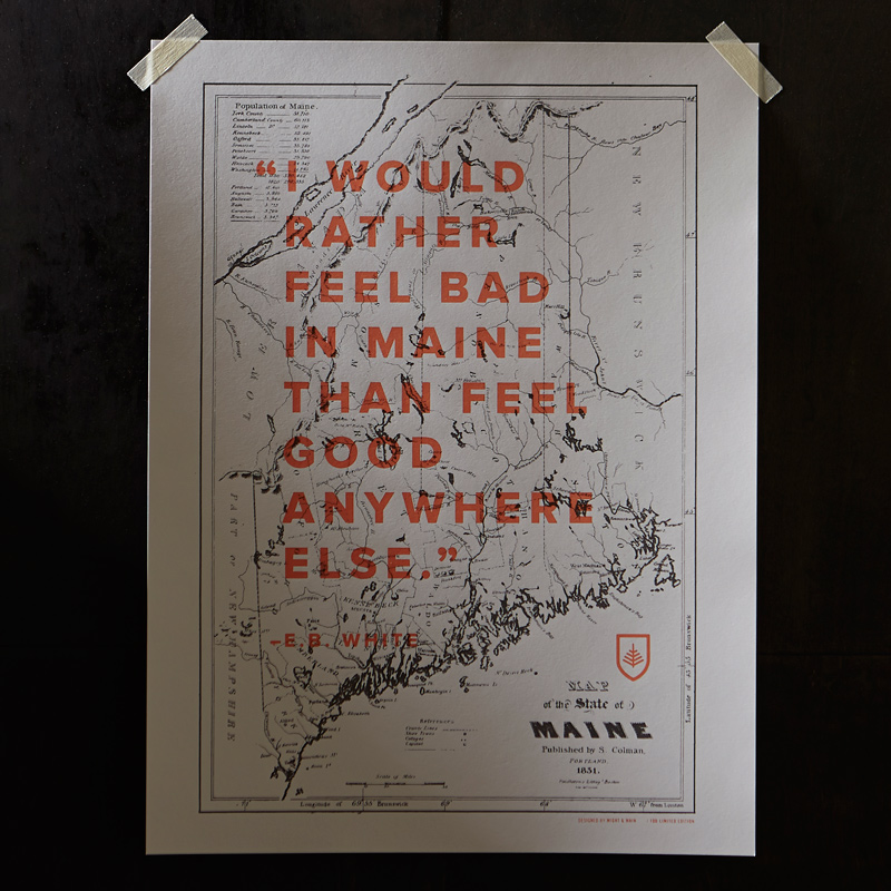 E.B. White Quote POster