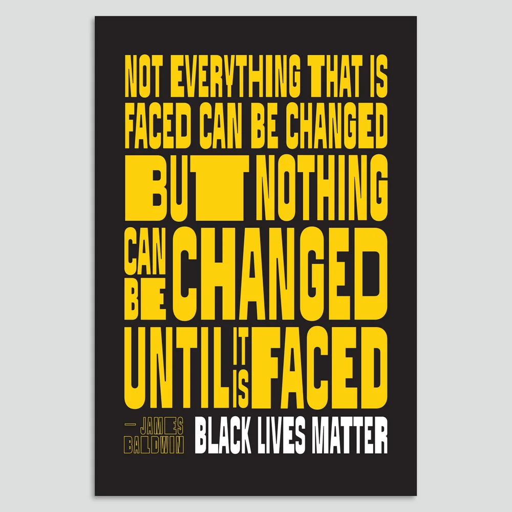 Black Lives Matter Poster Might Main