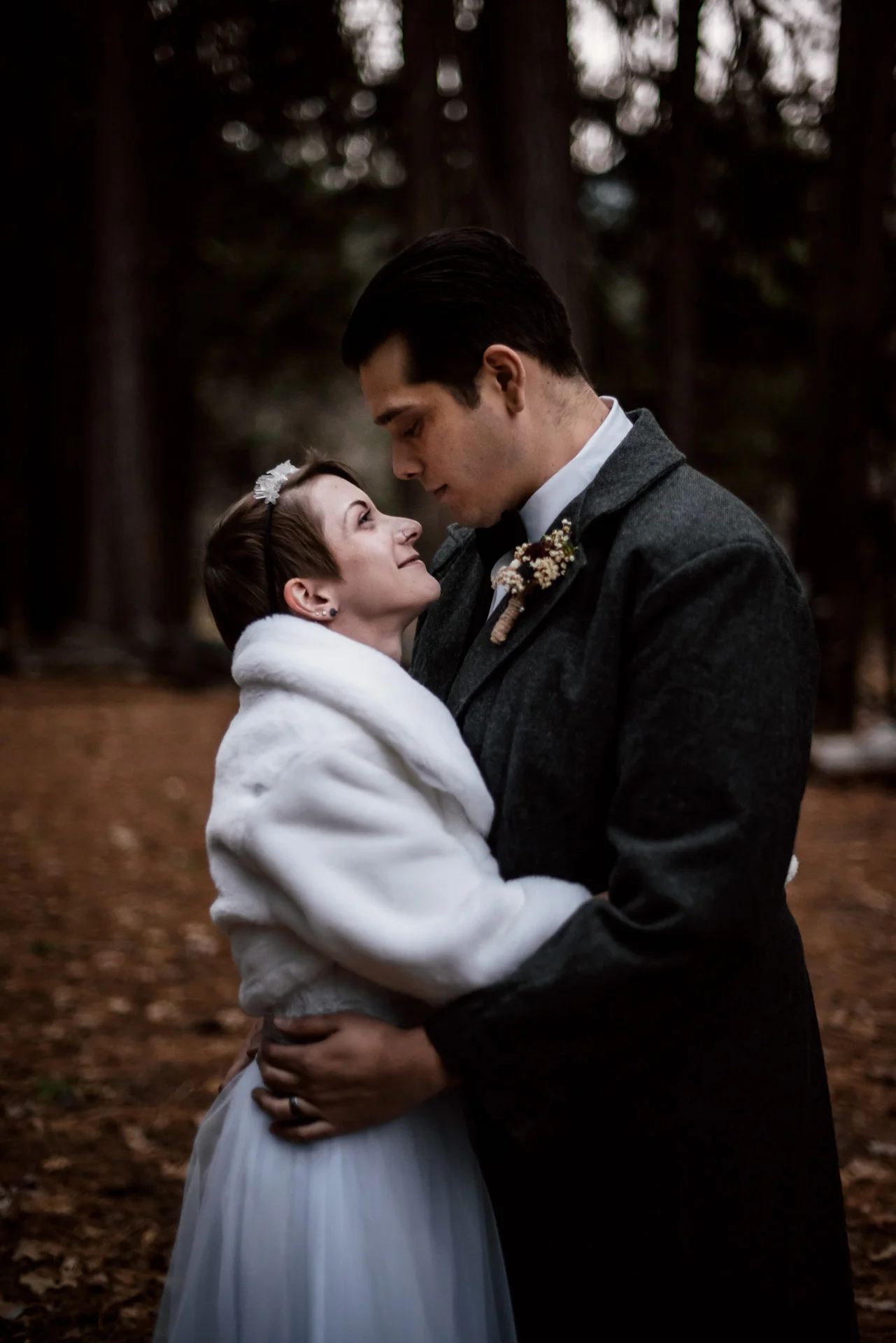Yosemite winter elopement