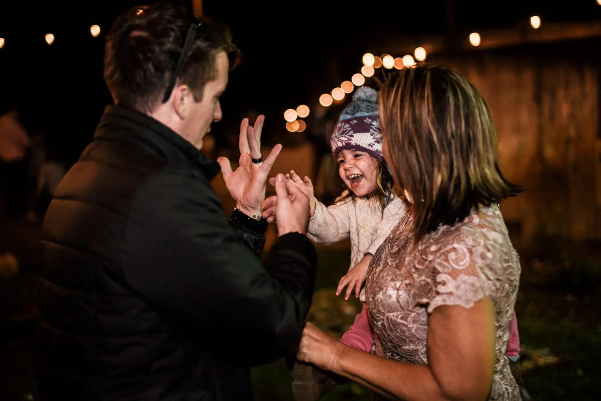 Guests take to the dance floor at rustic pymm ranch wedding venue in winchester california