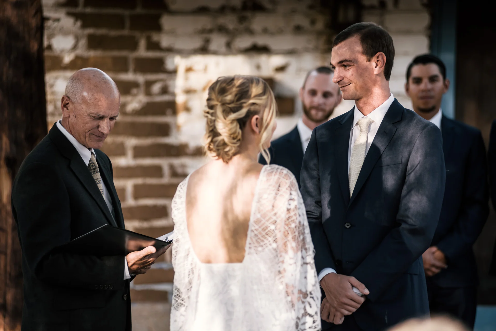 Drew and Christina's charming wedding at the Historic Leo Carril