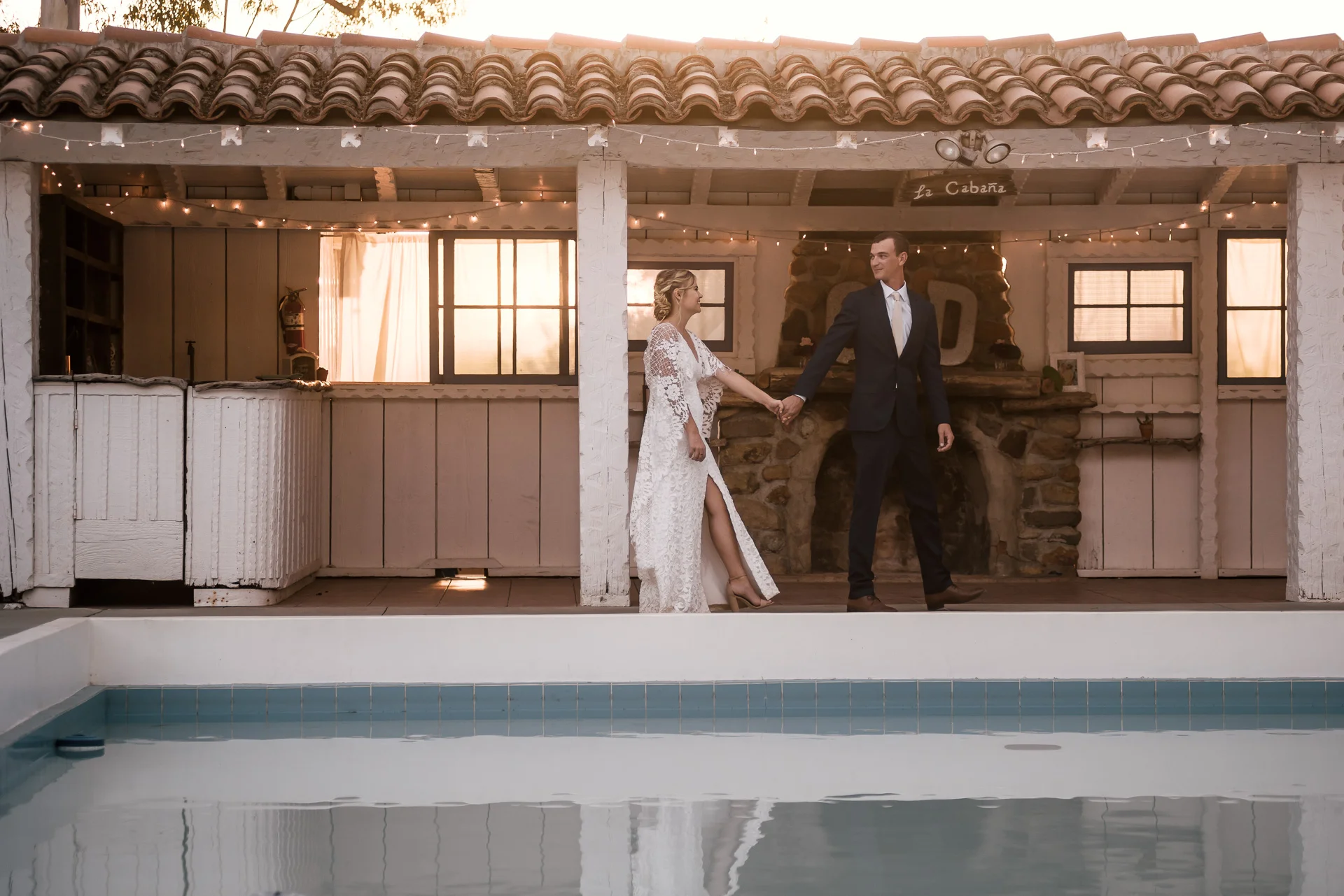 Drew and Christina's charming wedding at the Historic Leo Carril