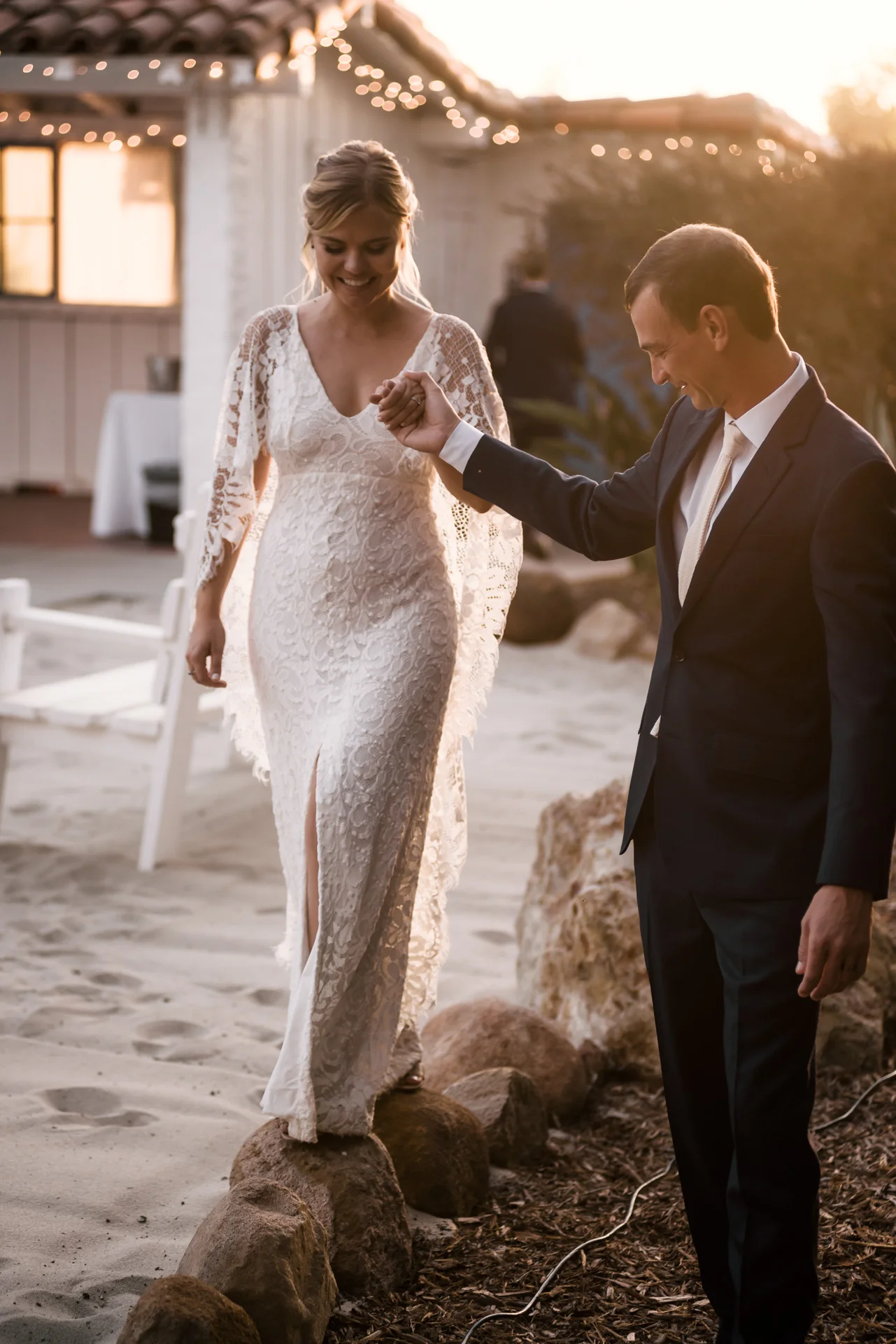 Drew and Christina's charming wedding at the Historic Leo Carril