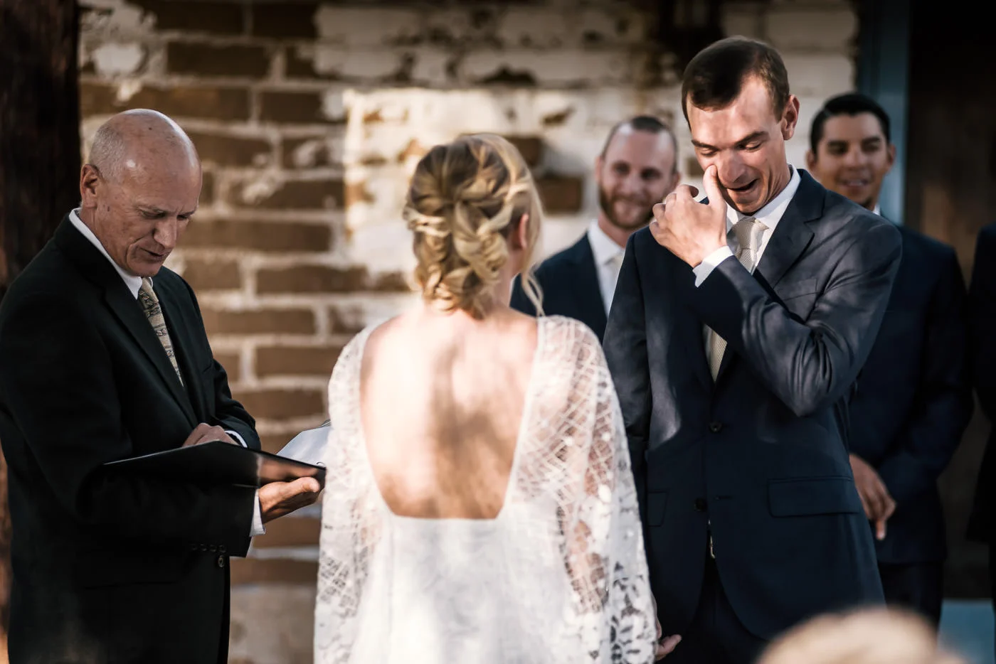 Drew and Christina's charming wedding at the Historic Leo Carril