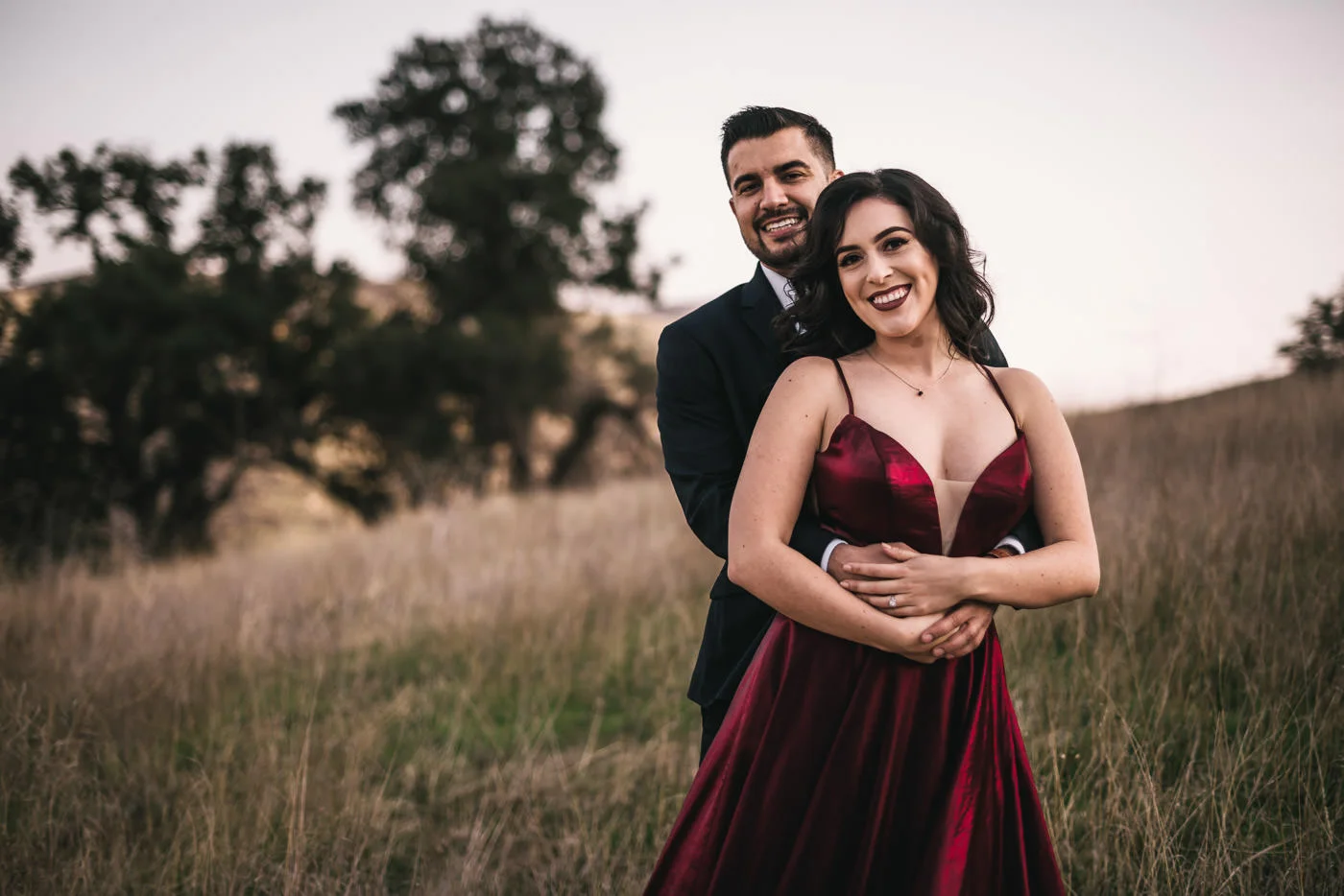 Malibu wedding photographer takes beautiful portrait of a couple in love.