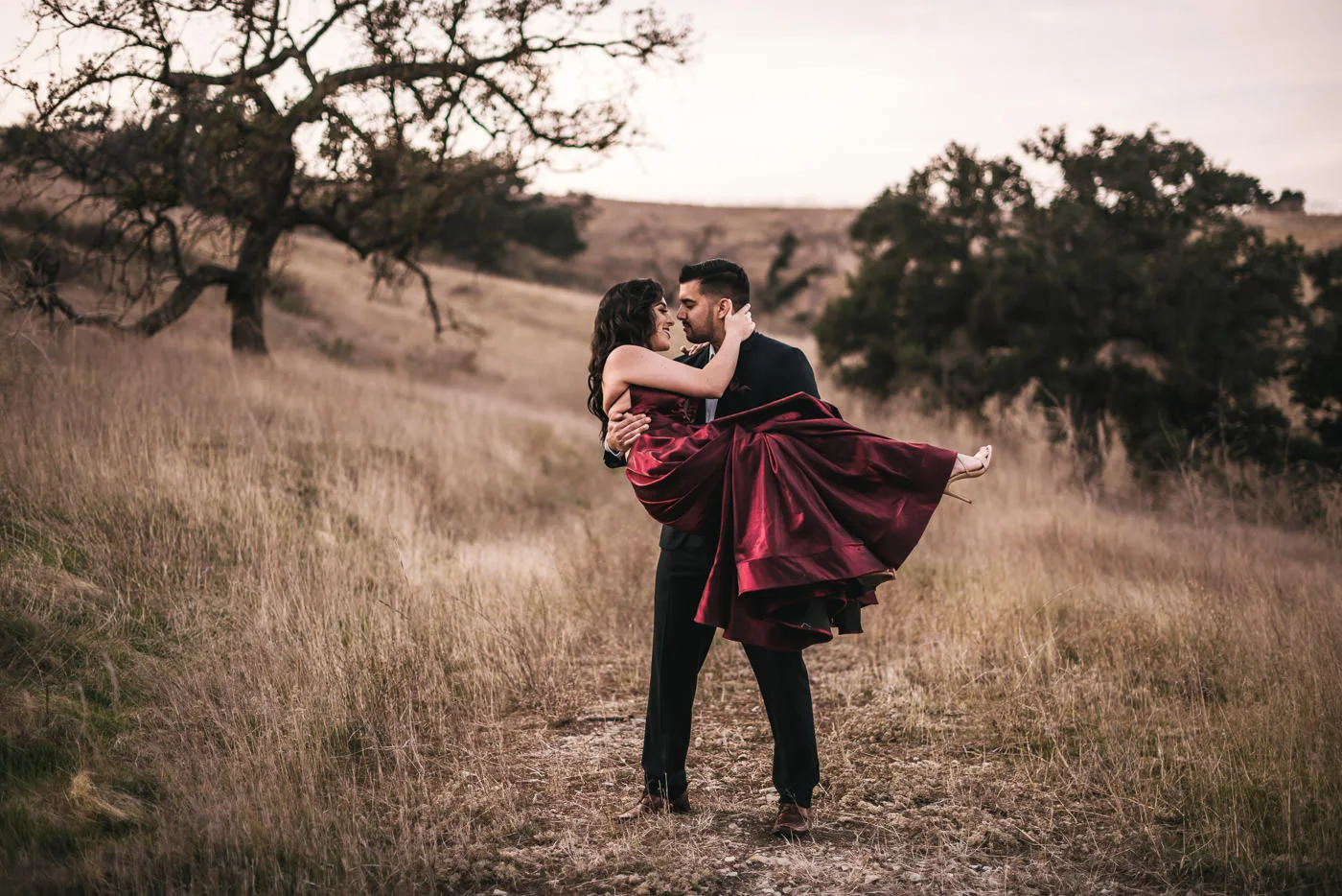 Romantic engagement photography in Malibu California