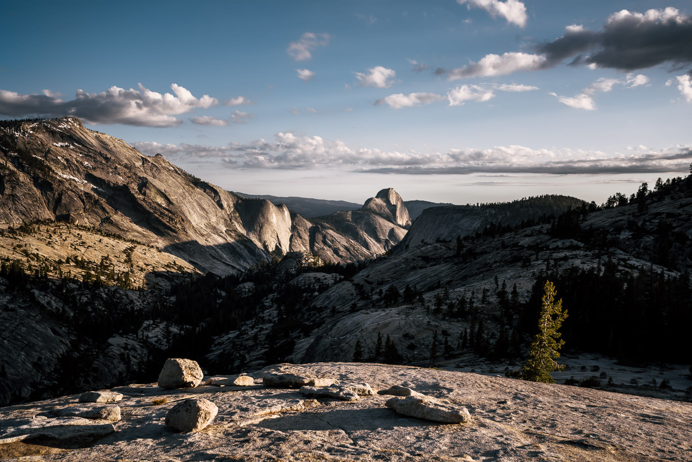 Intimate Elopement ceremony location at Olmstead Point in Yosemite National Park.