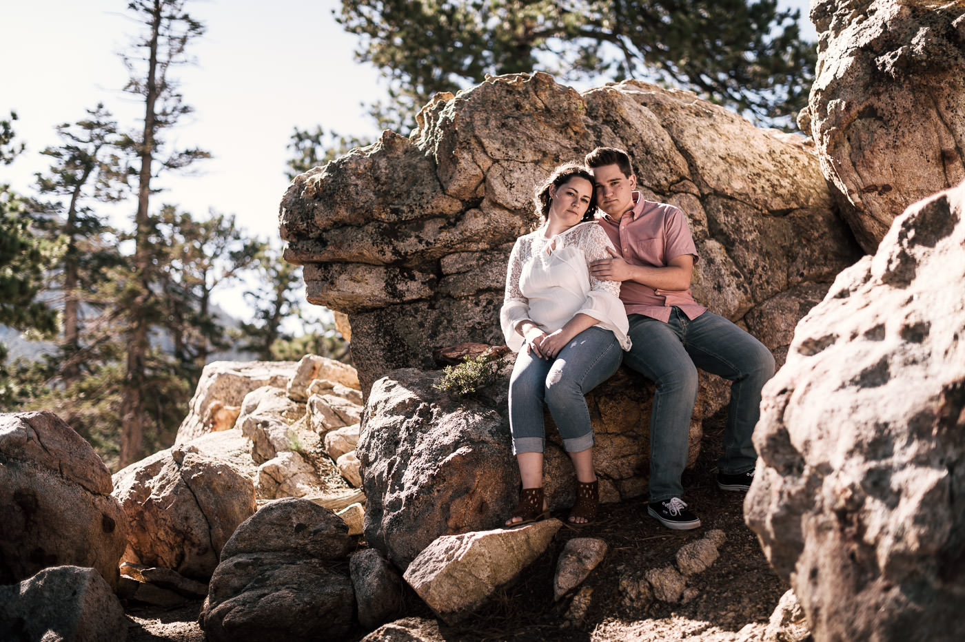 Mt San Jacinto is one of my favorite locations for engagement photography in southern California.