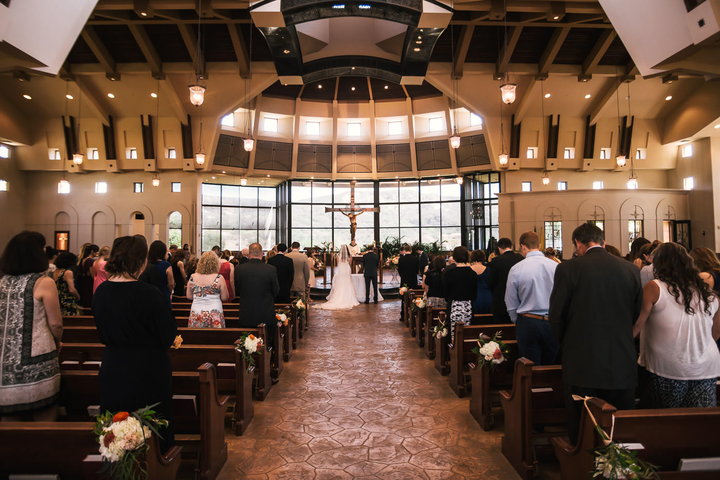 St Therese Carmel Church marriage ceremony.