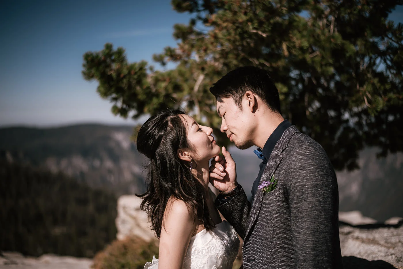 Sentinel Dome elopement ceremony location.