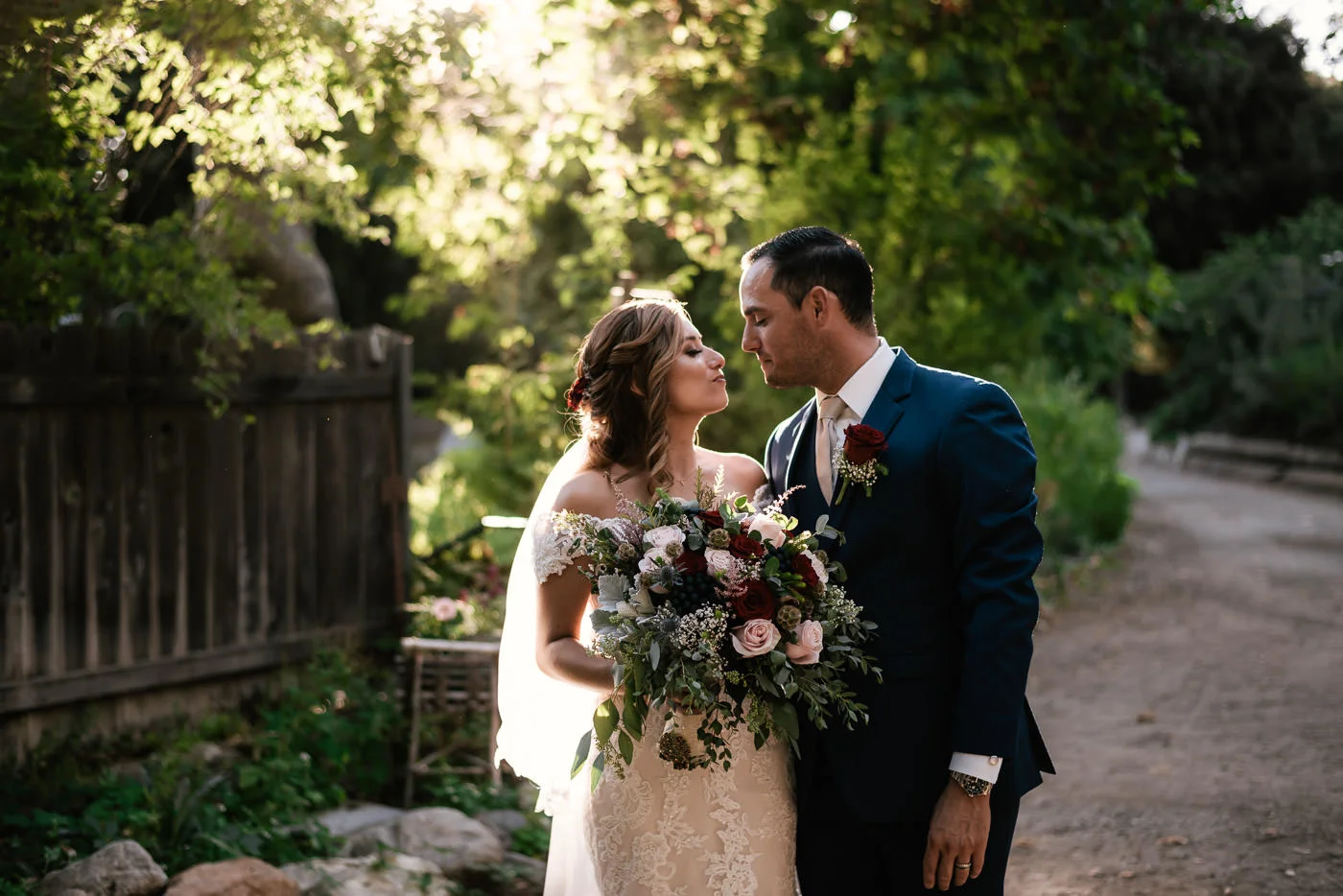 Wedding photographers near The Homestead at Wilshire Ranch in Oak Glenn.