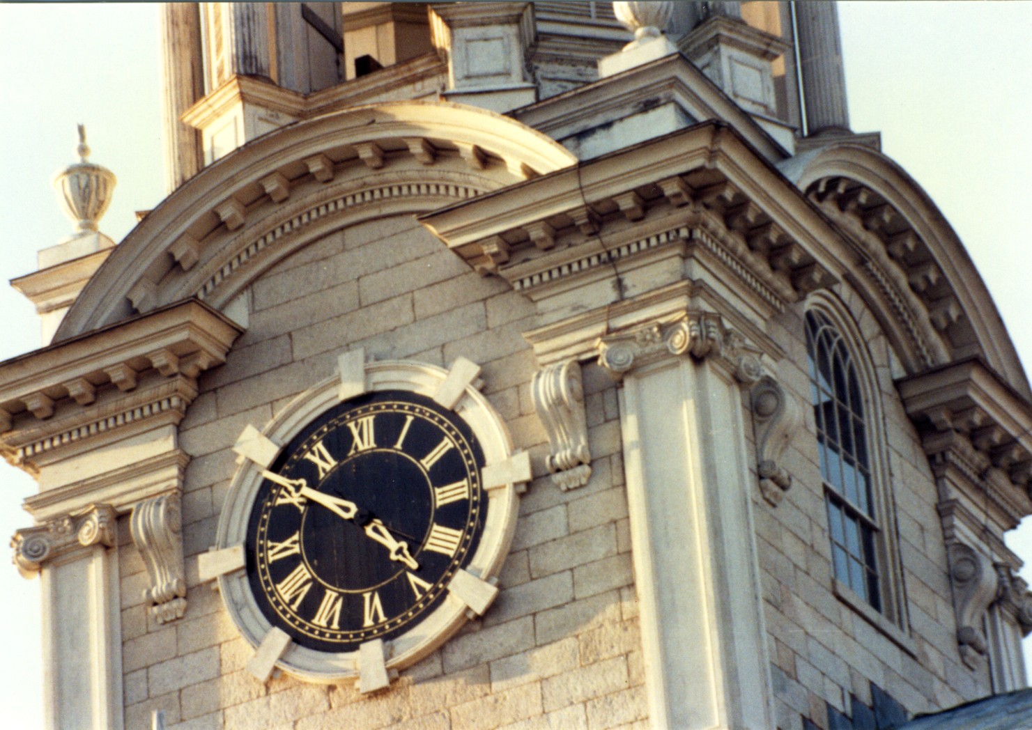 Renovation of a grand multi-cupola steeple