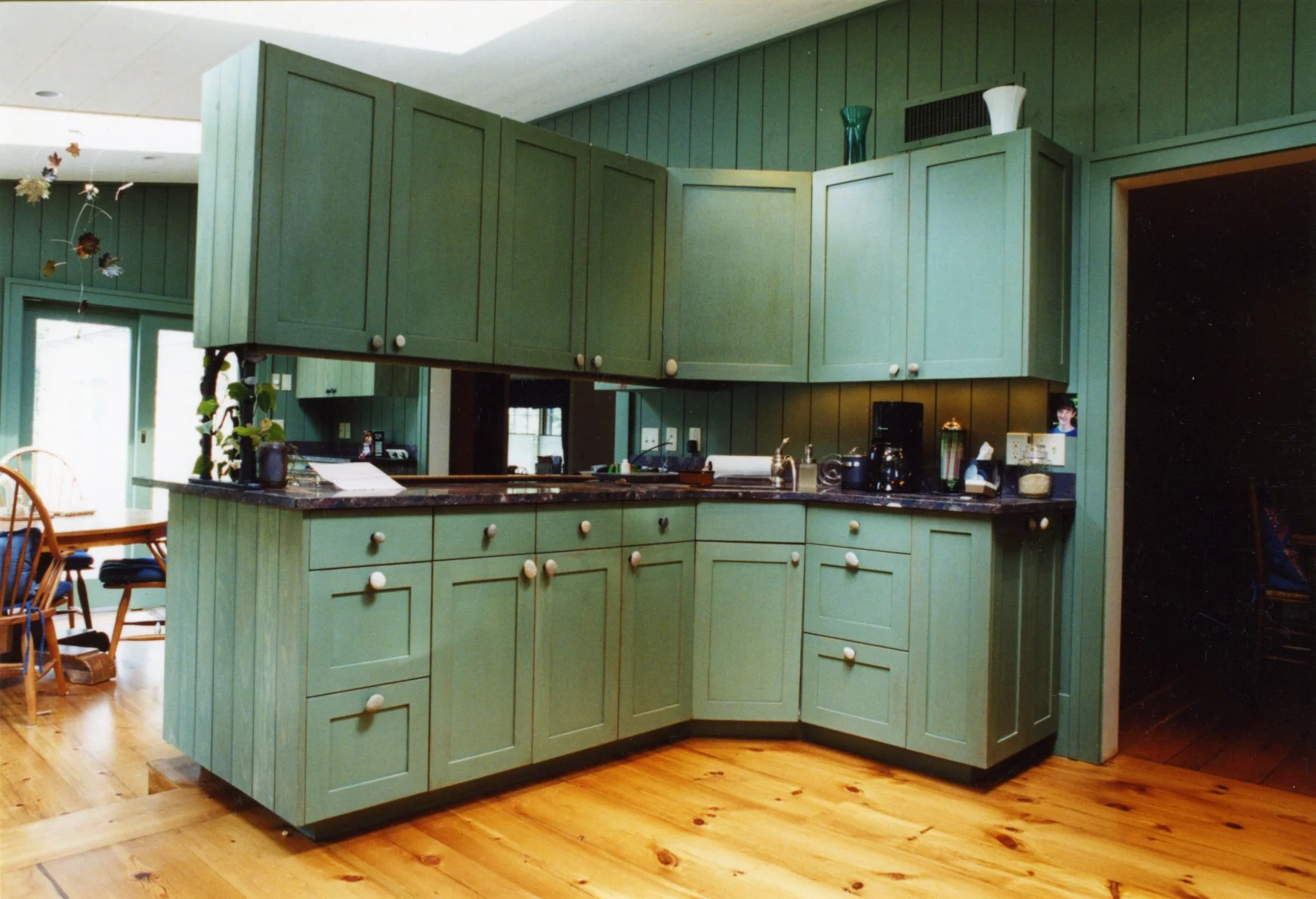 Custom cabinets and flooring