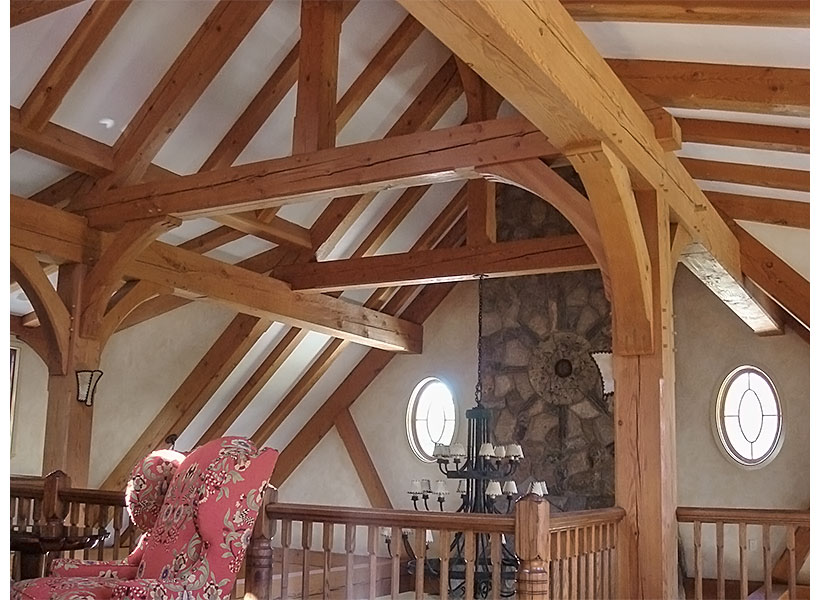 Solid oak timber frame