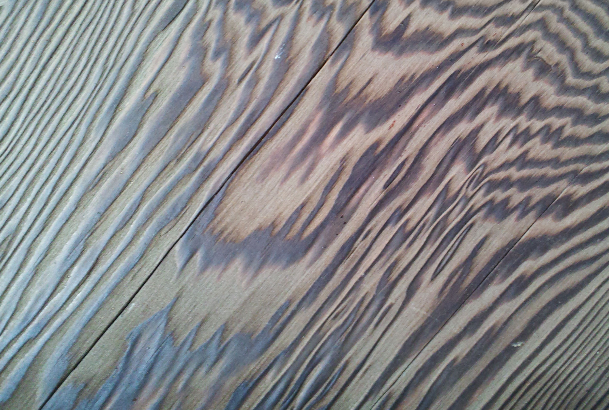 Wire brushing with burning