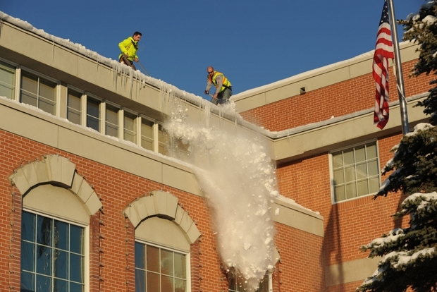 Snow loading can cause structural failure when total roof weight exceeds its design limits.