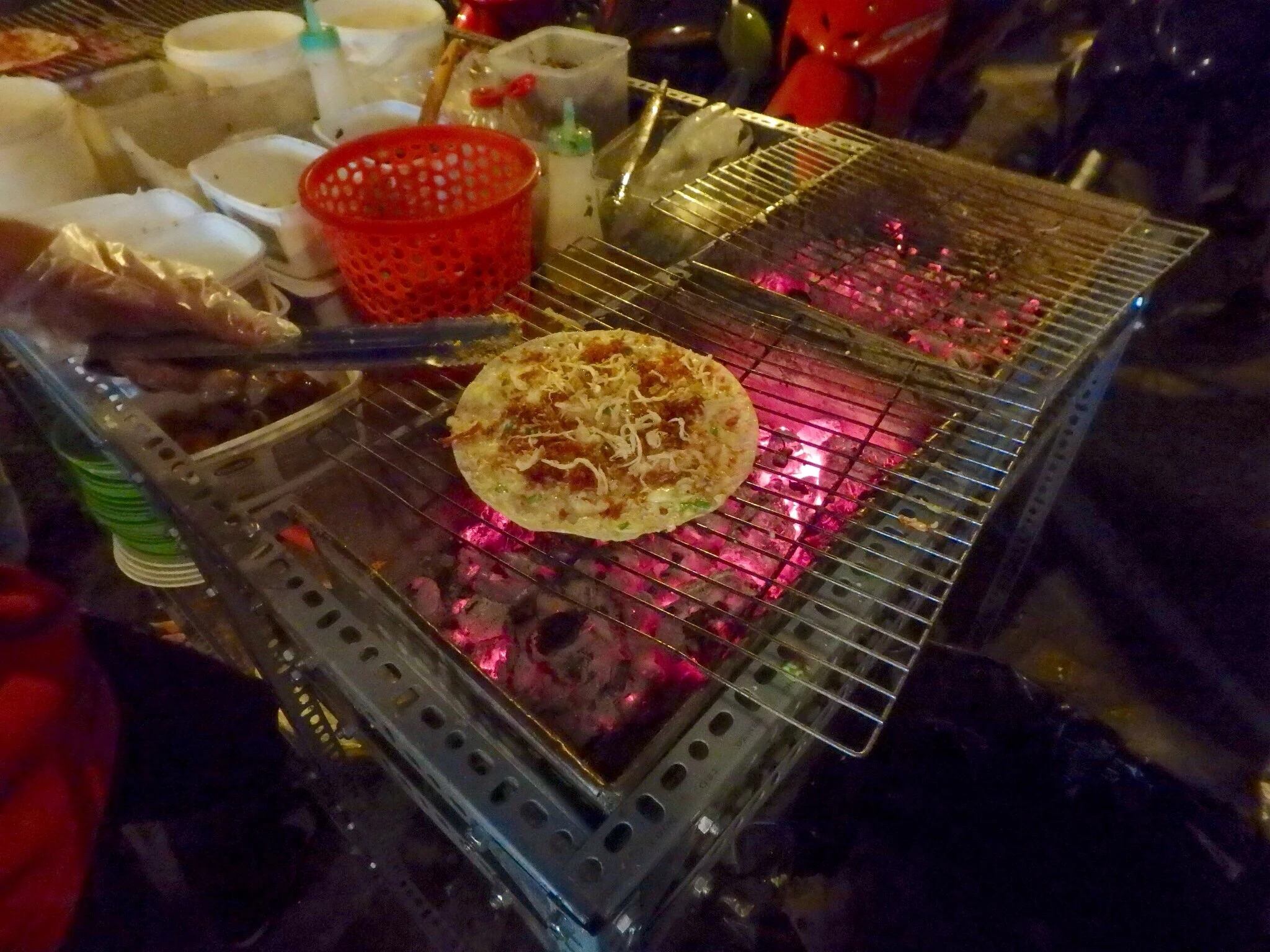 Their take on pizza, which was tasty but nothing like the Italian classic.