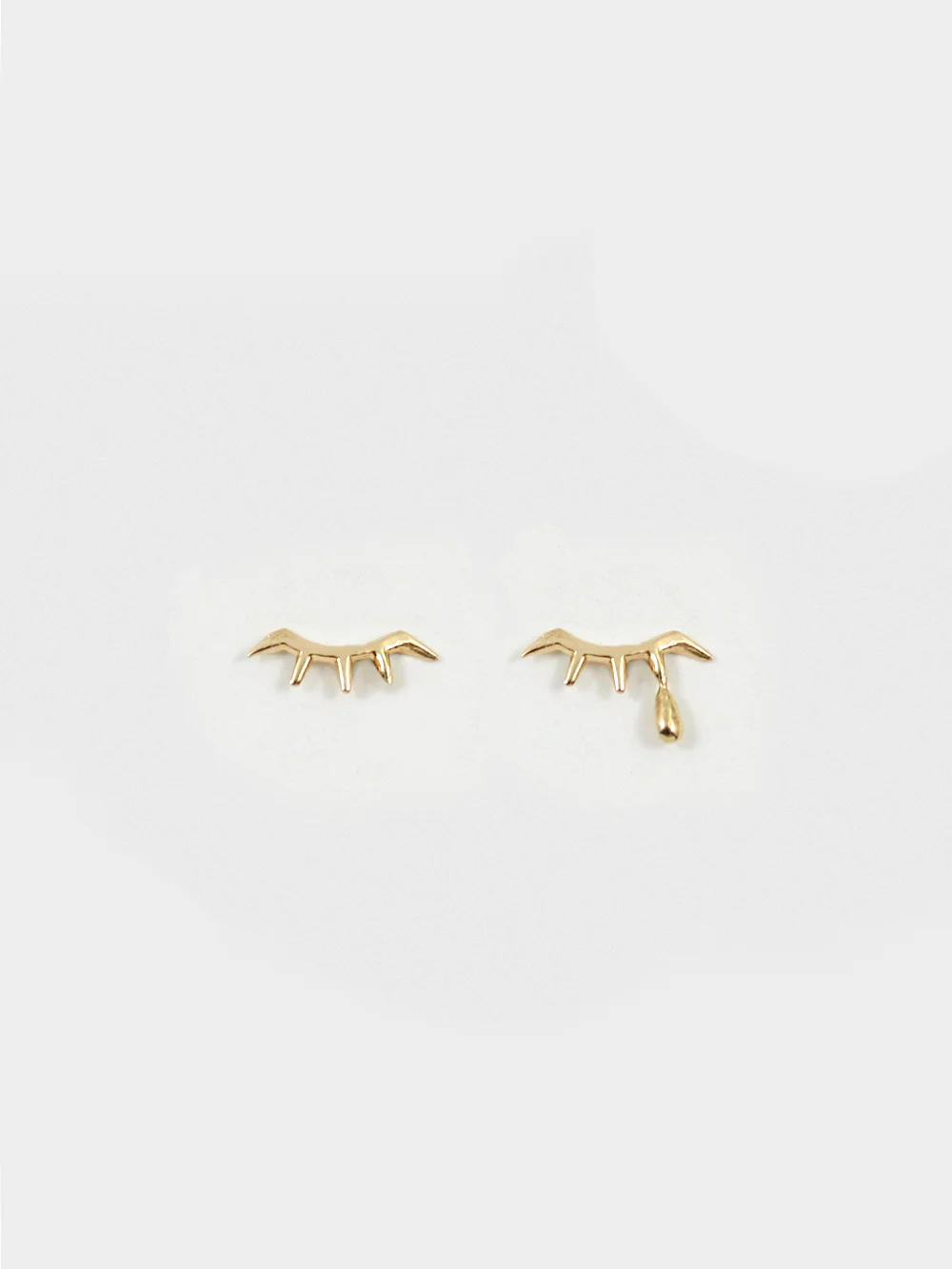 Merewif Sad Songs Earrings Gold