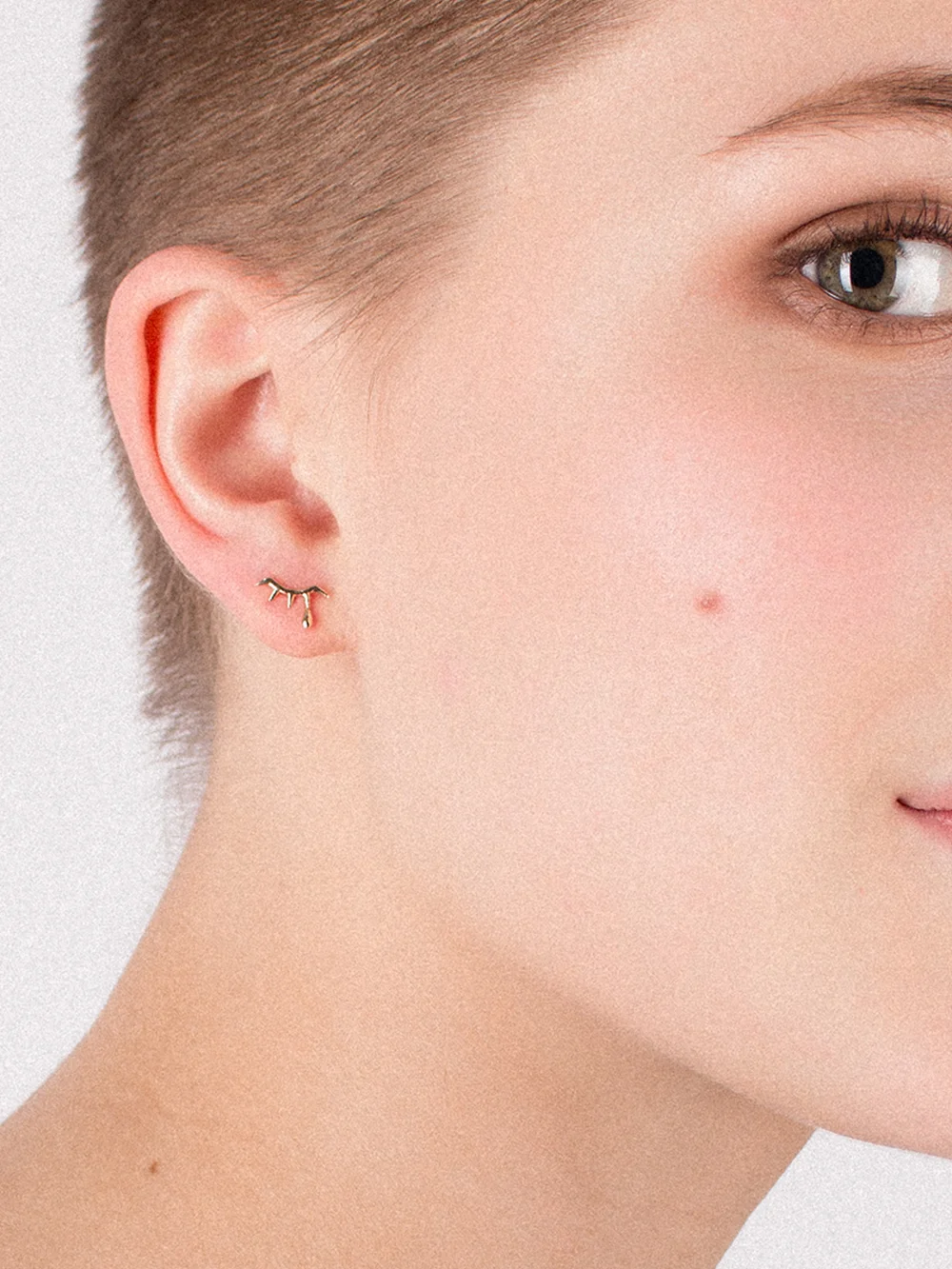 Merewif Sad Songs Earrings Gold
