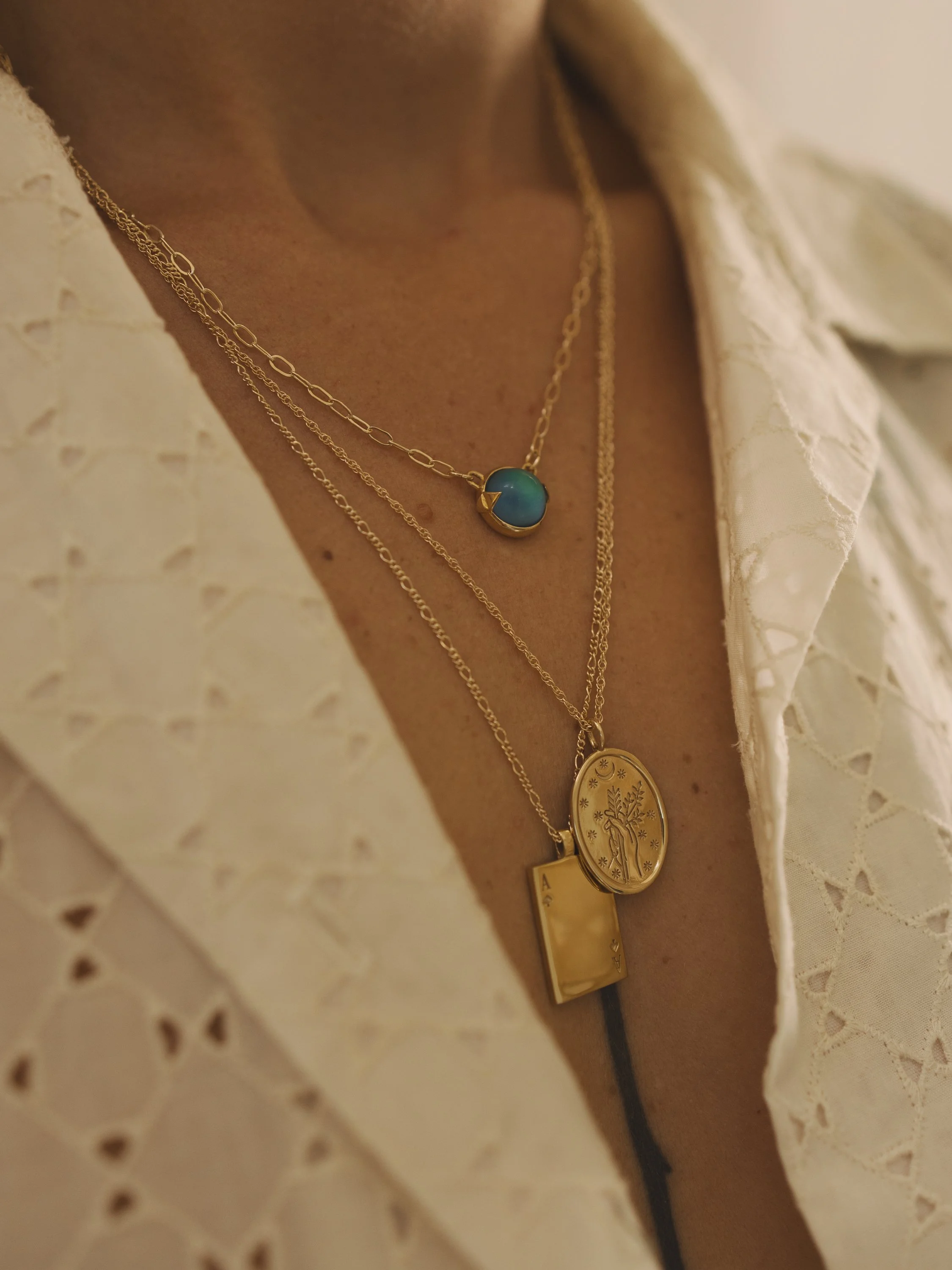 MEREWIF Shop All Ace of Spades Necklace