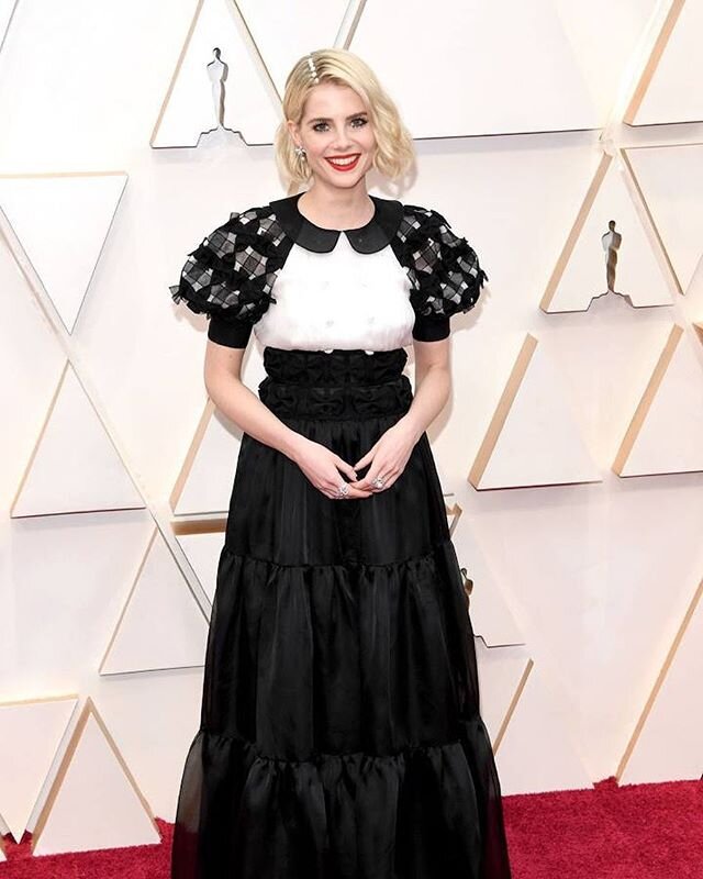 Miss #lucyboynton looking gorgeous!! attending the 92nd Academy Awards #oscars2020 #headtotoeglow #cynmarietherapy #redcarpetskin #celebrityskin #lucyboynton gorgeous makeup by @missjobaker hair by @jennychohair #chanel