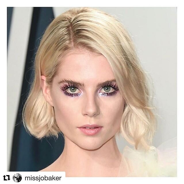 #Repost @missjobaker
・・・
L U C Y &bull; B O Y N T O N 🇬🇧
Disco ~ Fairy ... #lucyboynton #vanityfairoscarparty 
Inspired by the breathy pastel floaty dreamy dress and wanting to add a little garden party fantasy fun!!! Going to post lip color @welov