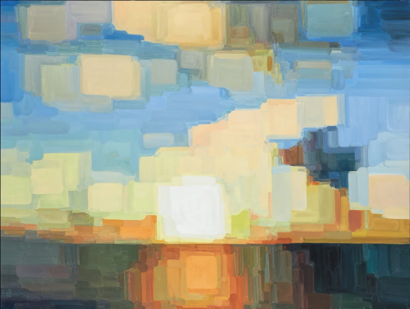 El Amanecer / 60 x 48 in. / oil on canvas collection of Ben & Holly Mehling
