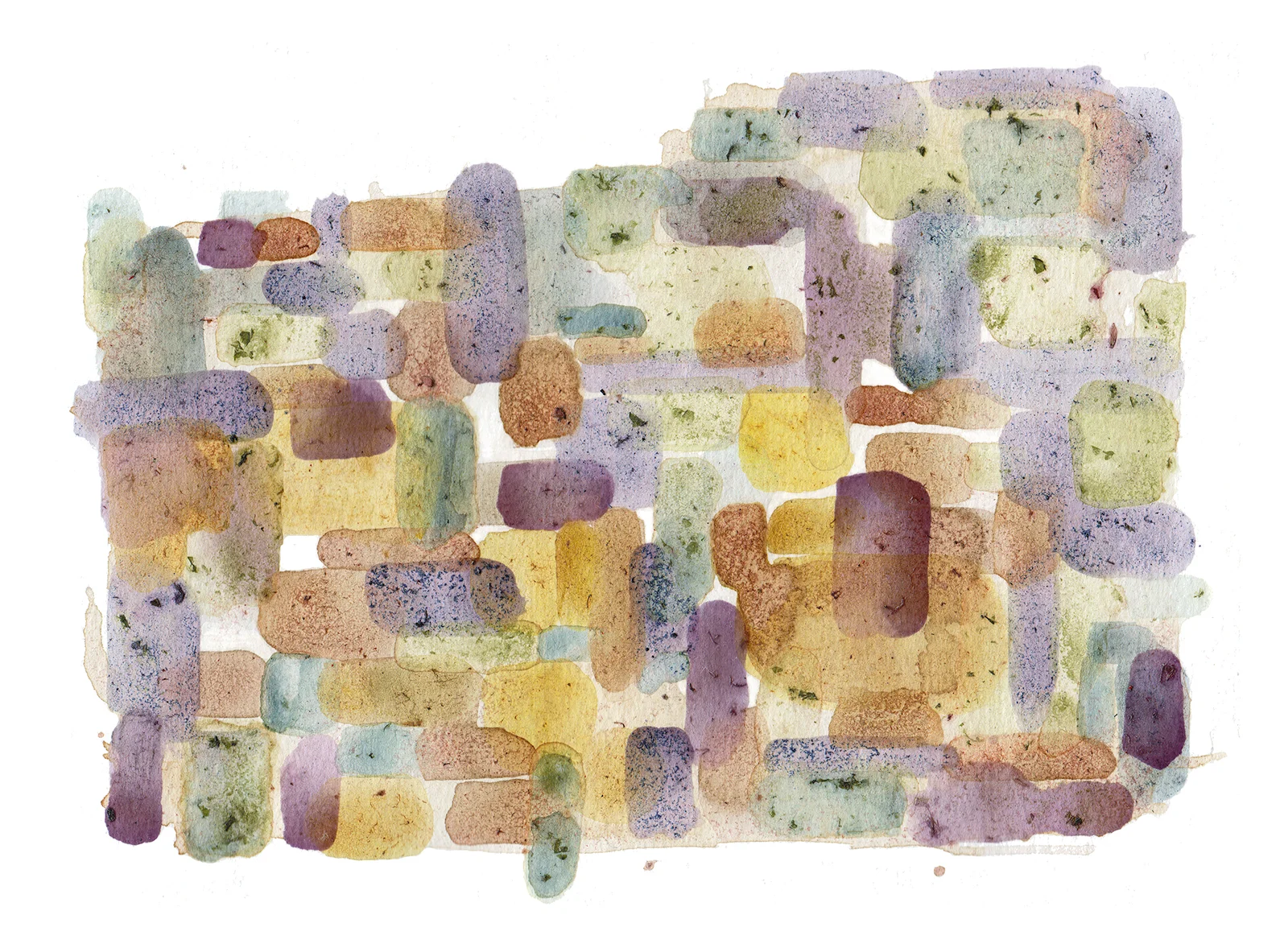 Works on paper using natural pigments created on site in different locations. Every piece is titled by it's particular latitude and longitude coordinates and is searchable on Google. Part of the "Points on Time" show in Monterey and Santa Cruz, CA. N38°30'40.32", W122°13'35" Grass, minerals, dirt, berries, dandelions 13 in x 10 in
