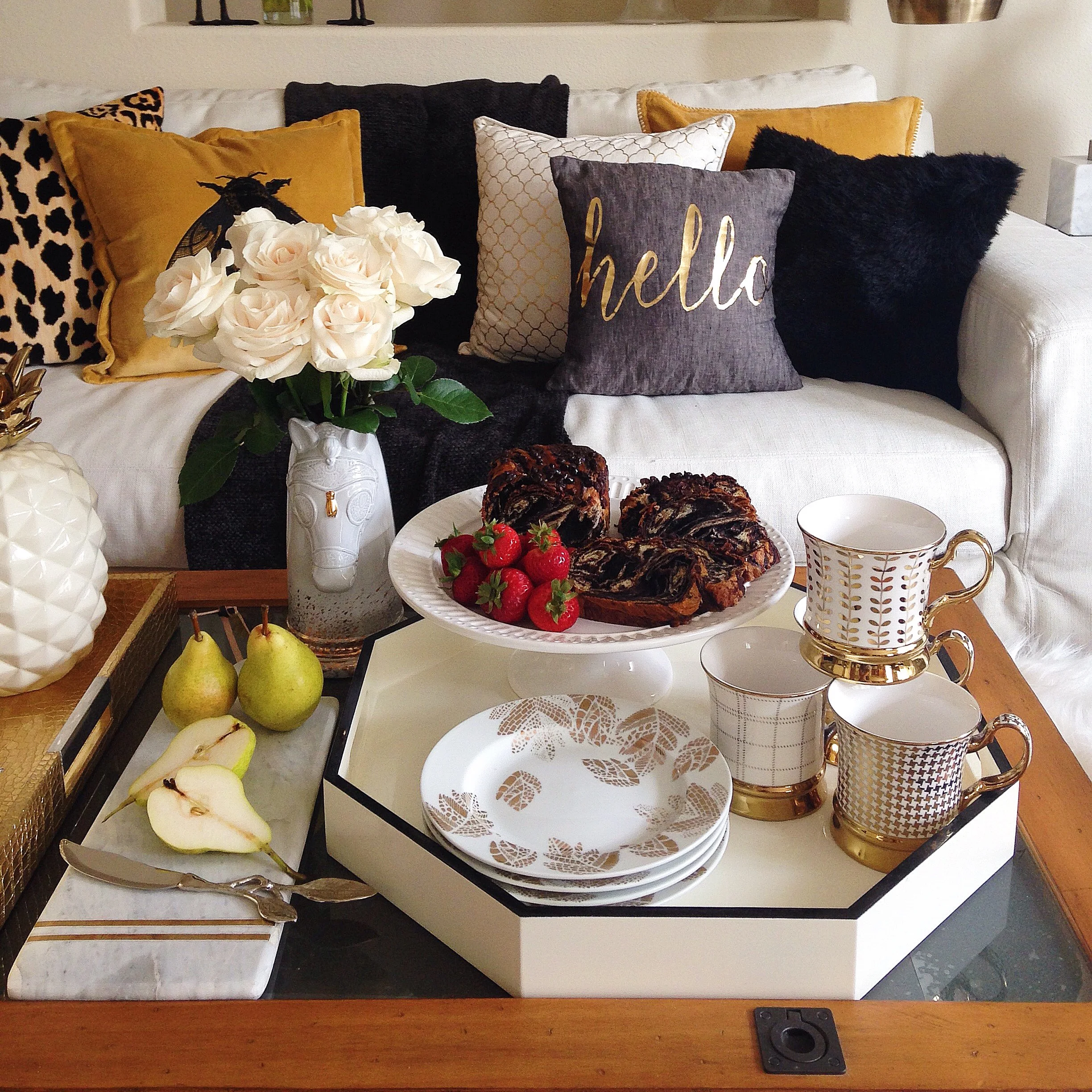 Entertaining Around the Coffee Table — 2 Ladies & A Chair