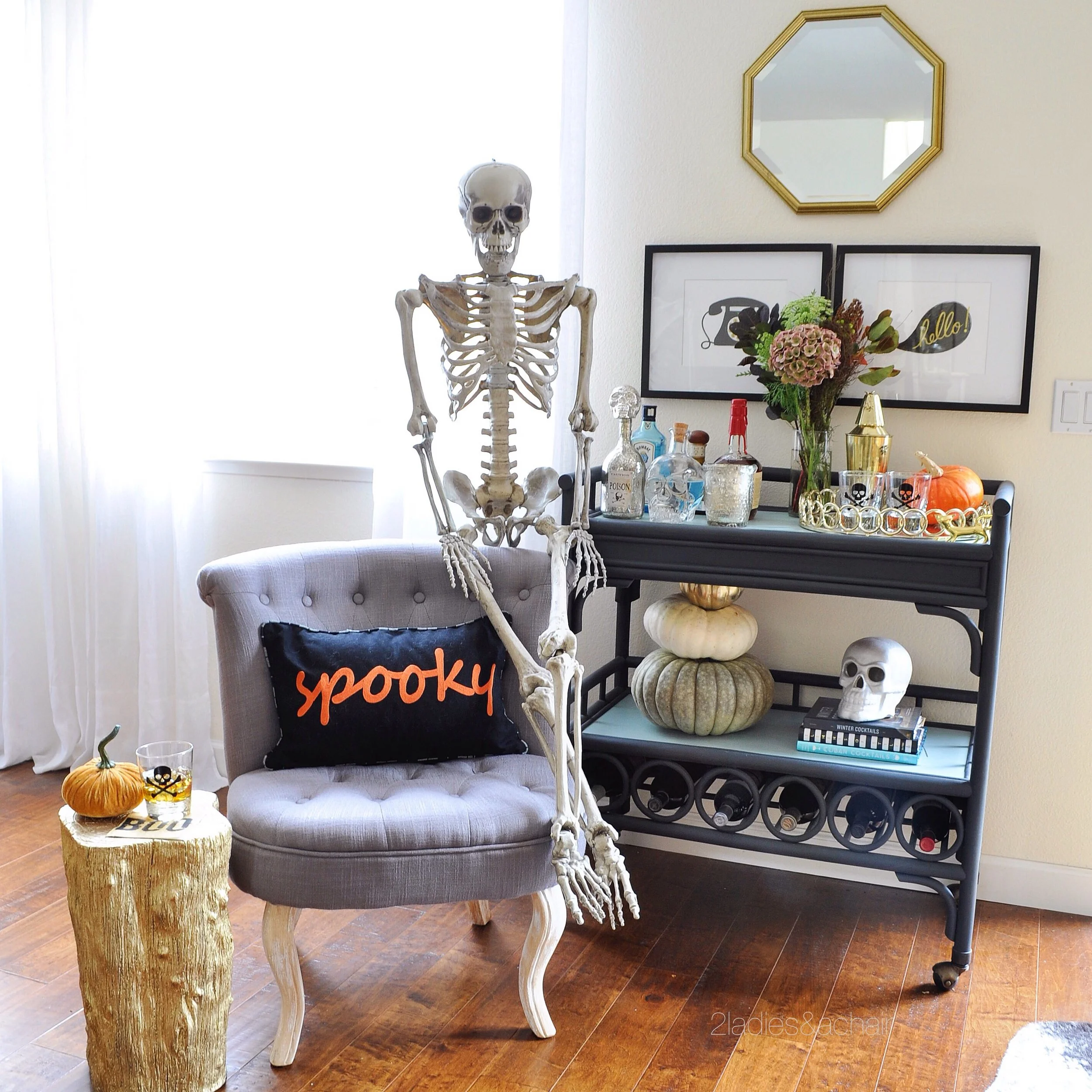 Styling a Coffee Table: Halloween — 2 Ladies & A Chair
