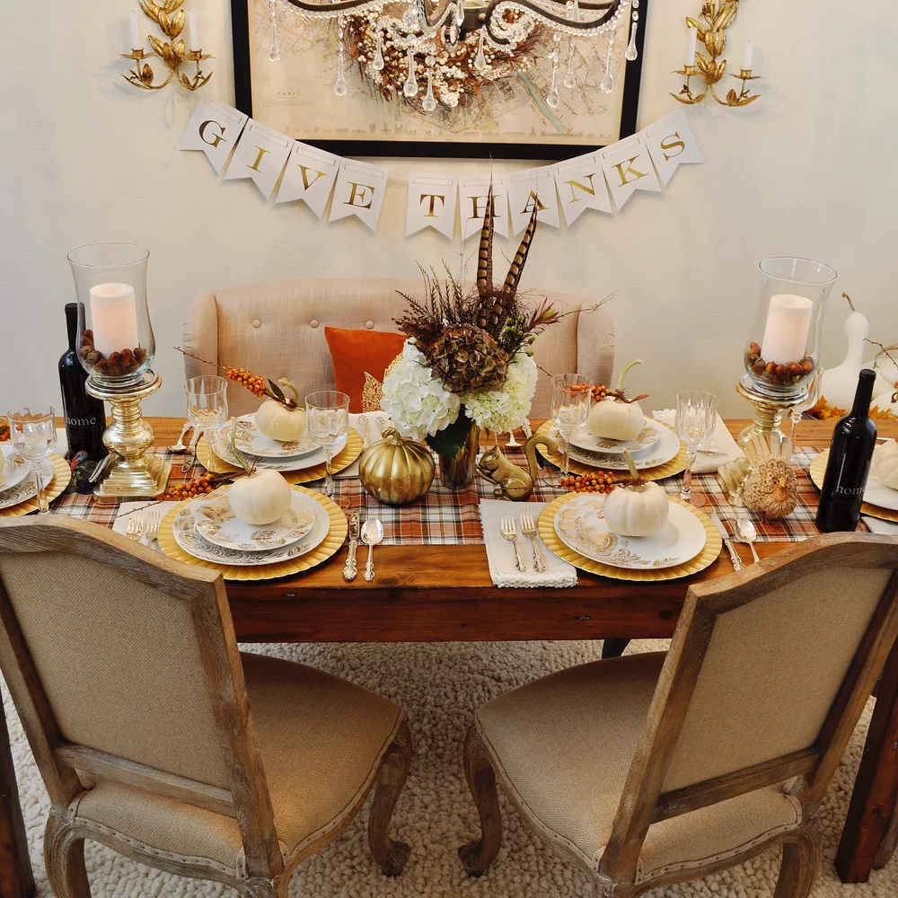 Five Ways to Set the Perfect Thanksgiving Table — 2 Ladies \u0026 A Chair, image size:1000x1000