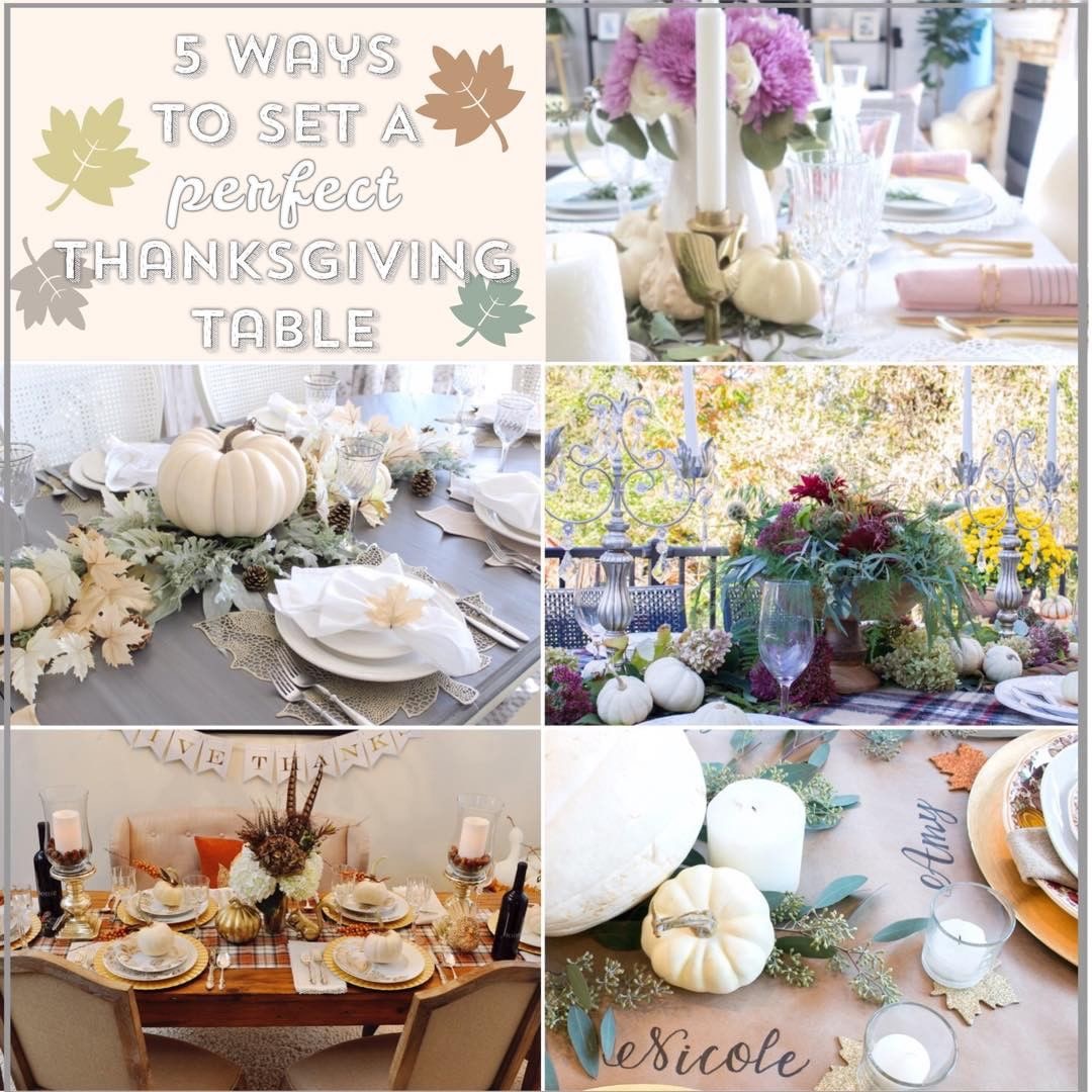 Five Ways to Set the Perfect Thanksgiving Table — 2 Ladies & A Chair