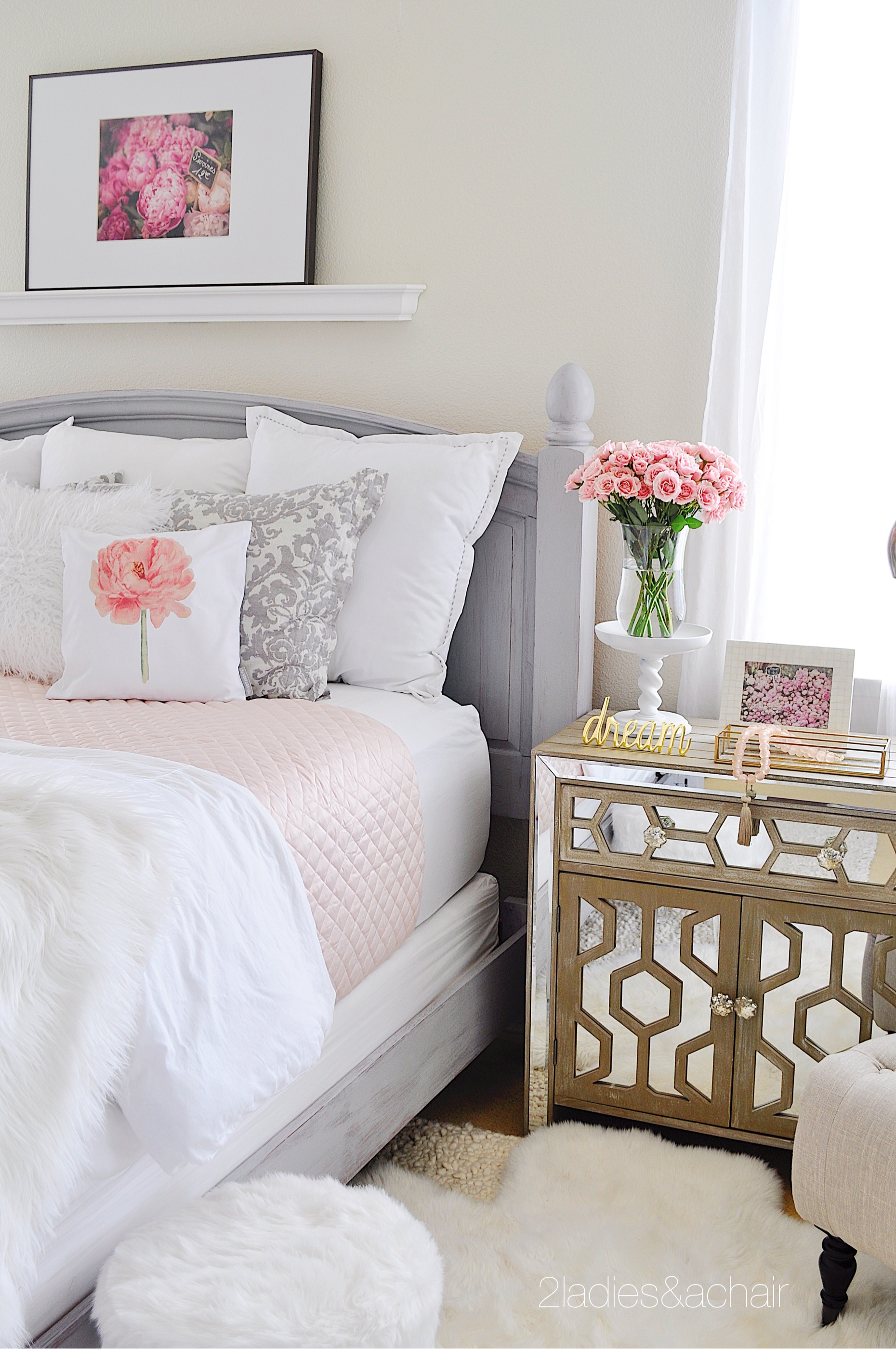 Bedroom Decorating Ideas Before and After — 2 Ladies & A