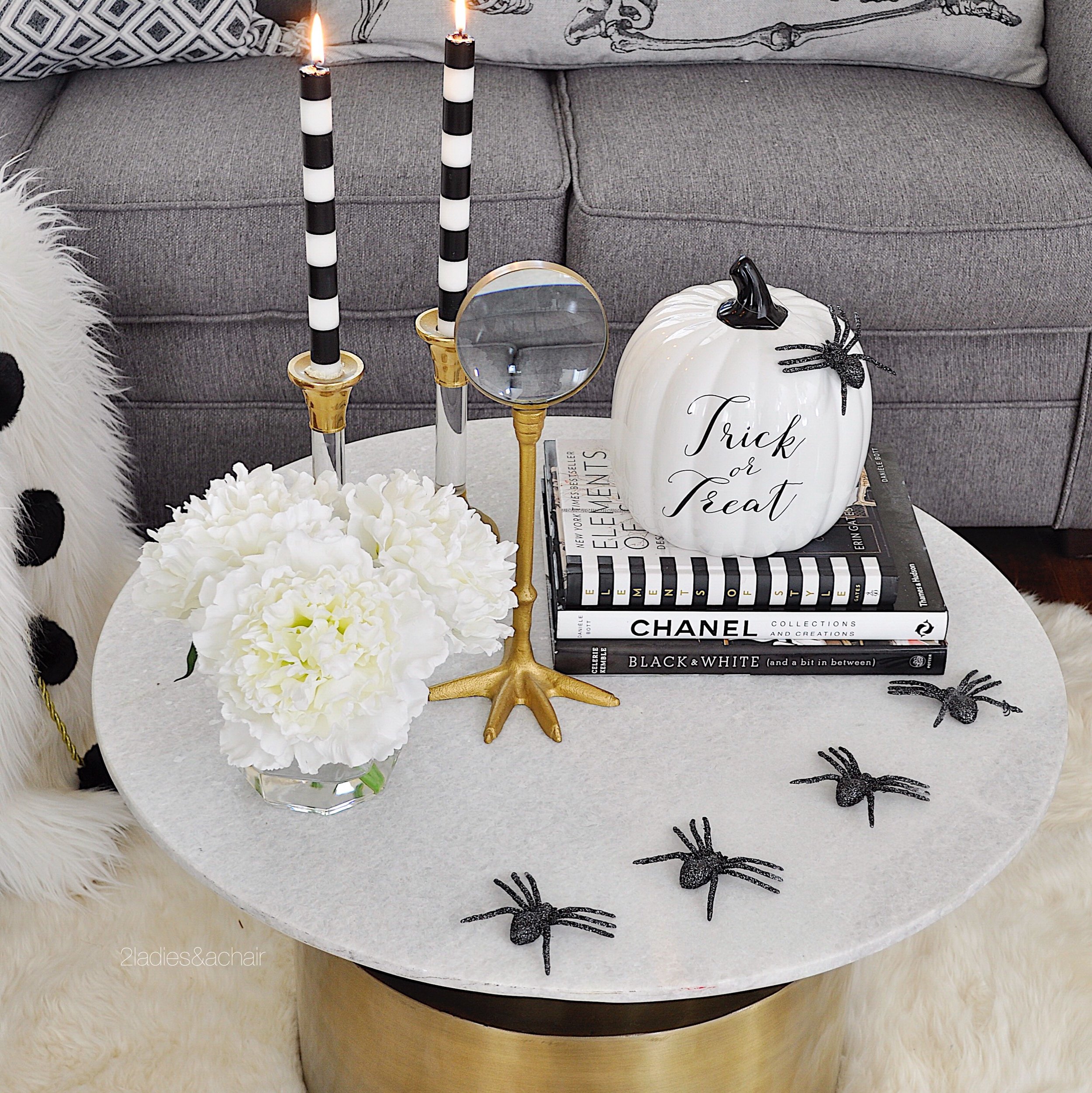Easy and Spooky Halloween Decorating Ideas — 2 Ladies & A Chair
