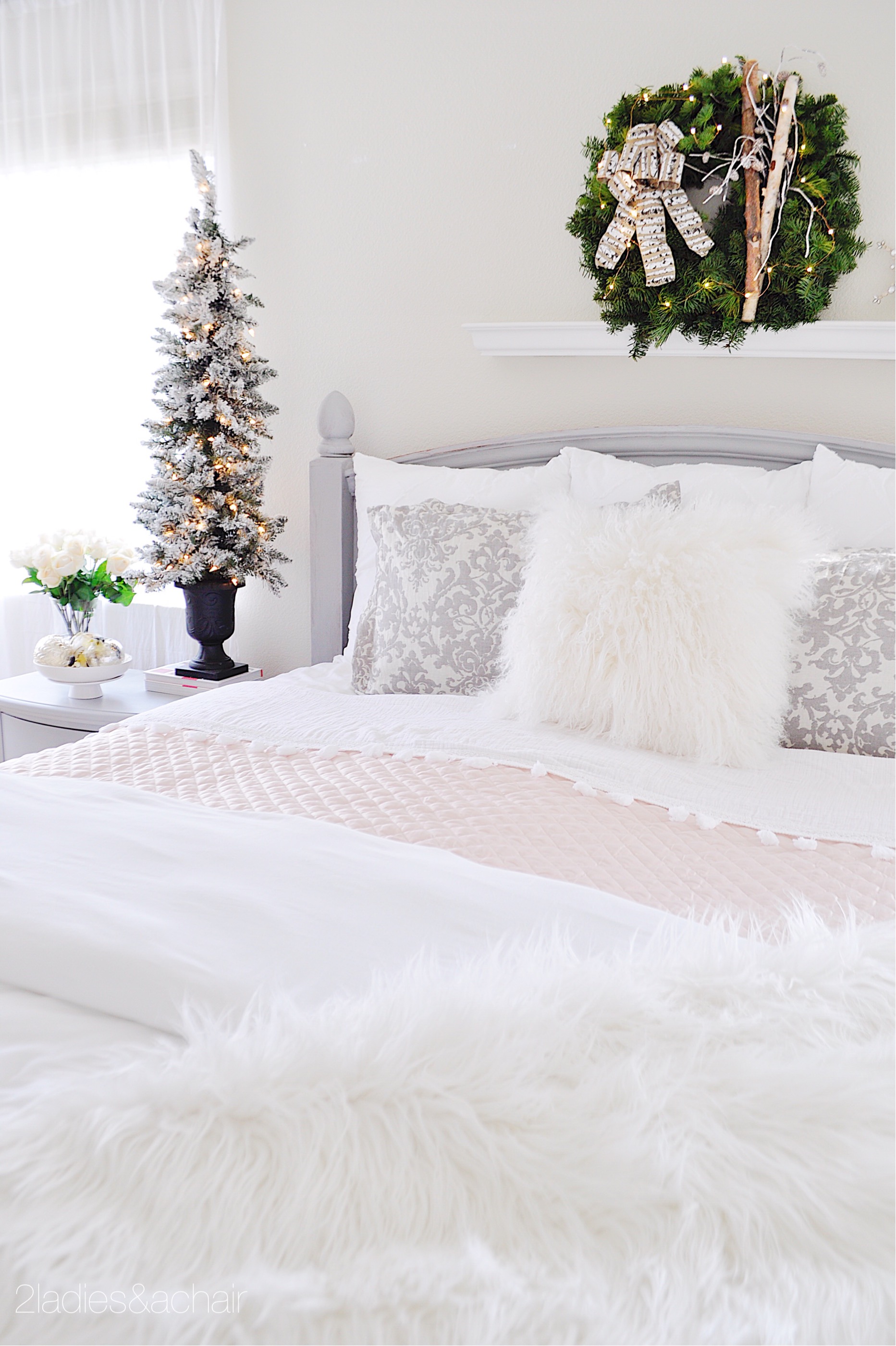 Simple Christmas Decor Ideas For Your Bedroom — 2 Ladies & A Chair