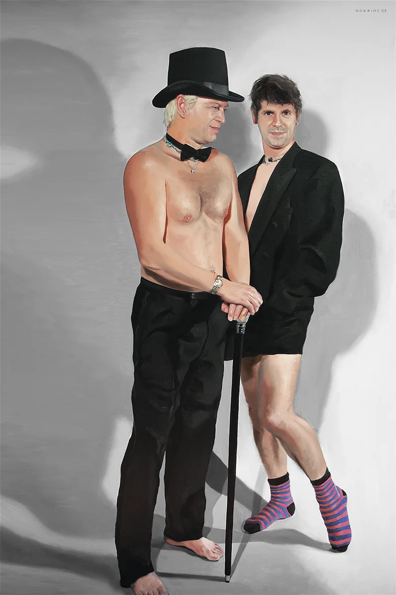 A Beautifil Pair of Socks, 72”x48”, Oil on Linen, 2008, NFS