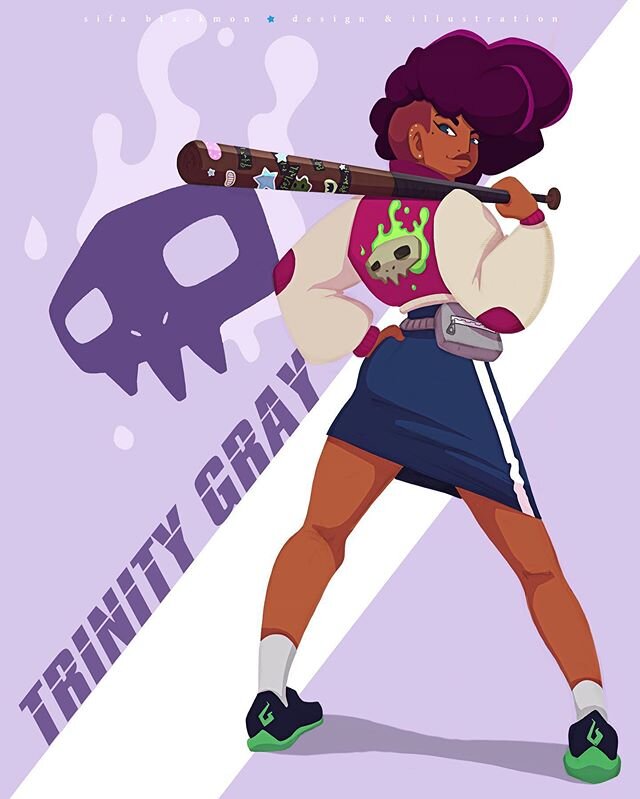 Decided to take a little break from Tarot to make a simple clean character. Meet Trinity Gray, student by day, demon slaying hit man for the Vatican by night.
@art.of.seefah
.
.
.
#artofseefah #characterdesign #characterart #ocart #originalcharacters