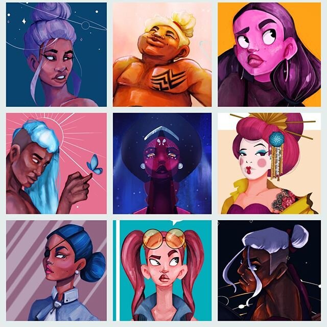 Joining the #myigtile challenge by @tombancroft1 my art is all about bold colors, interesting character designs, and recently paint-like details.
@art.of.seefah .
.
.
#artofseefah #characterdesign #girlsinanimation #oc #originalcharacters #color #art