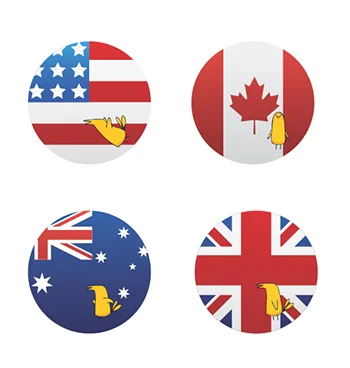 <center>Videoegg Character Flag Stickers</center><br>