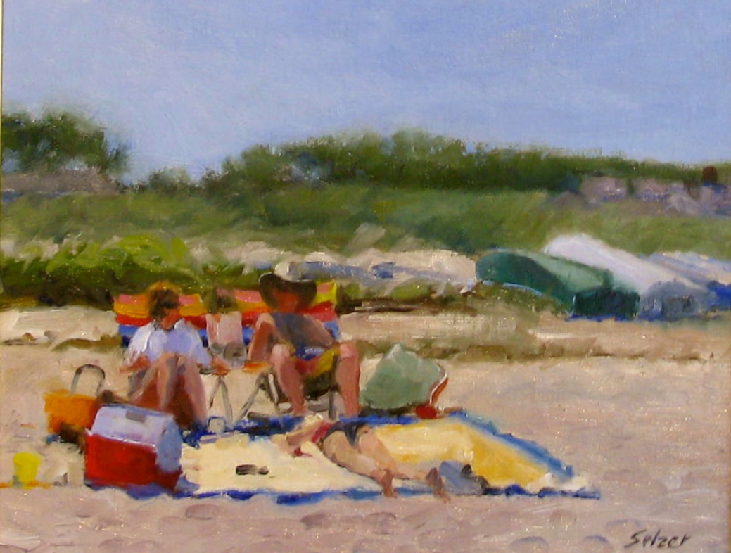 Chatham Beach Oil 8 x 10 $600