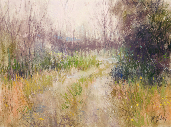 Morning Impressions 9 x 12 Pastel en plein air / $725