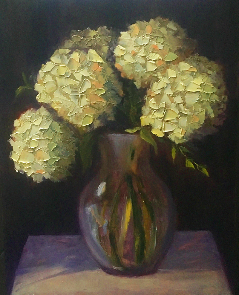 Standing Tall 11 x 14 Oil with painting knife / SOLD / Commissioned work in this genre is available
