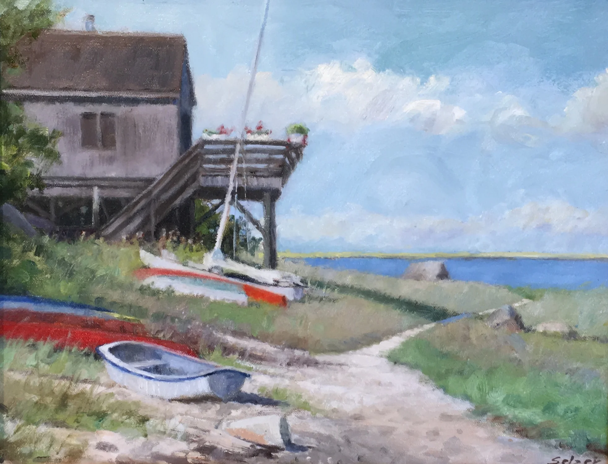 Tonset View 11 x 14 Oil $900