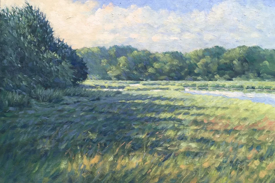 Barnstable Bog 16 x 24 Oil by William Gotha $1650