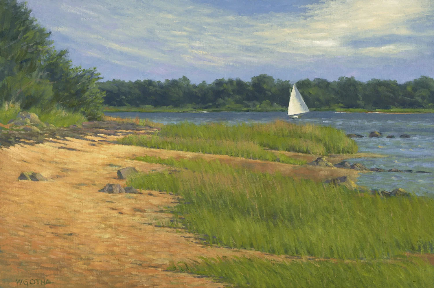 Namequoit Point, Orleans 20x30 Oil / $2200