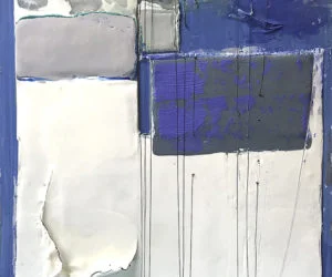 How Do You Hold Time? 18 x 12 Encaustic and Mixed Media $1800