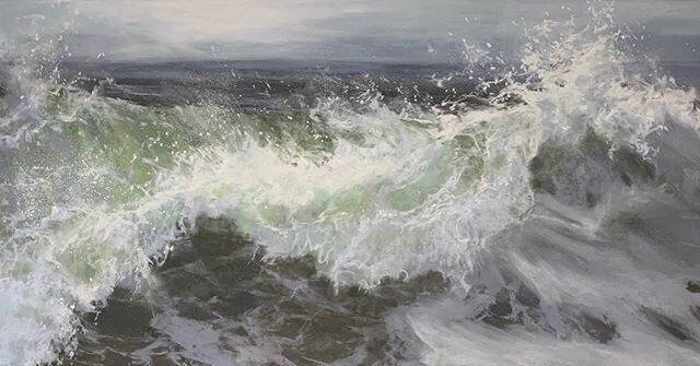 🔴 &ldquo;New England Seas&rdquo; as promoted by Gallery 31 Fine Art in &ldquo;American Art Collector&rdquo; July 2020 edition has found its forever home in ... Ohio! Congrats Rebecca! Great choice for your collection, and ... Happy Birthday! #jeanne