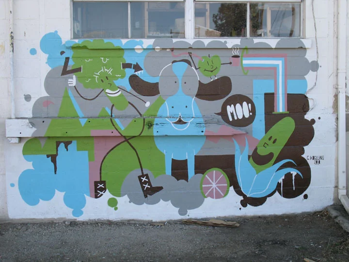 Mural - Missoula Community Food Coop, Montana 2010